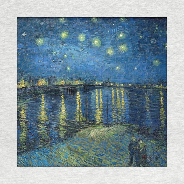 Vincent Van Gogh- Starry Night Over the Rhone by SybaDesign